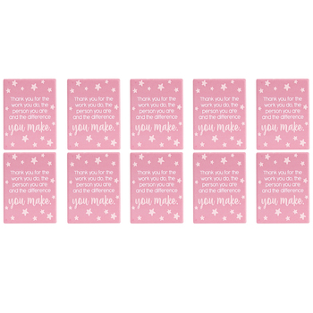 10PK Splosh Teacher Difference Ceramic Refrigerator Magnet 8cm