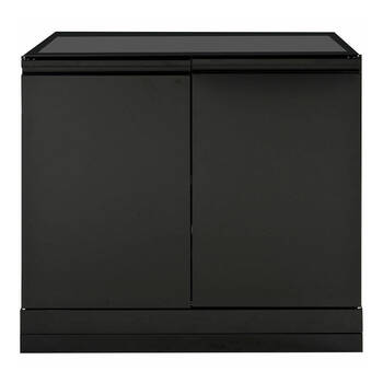 Crossray Steel Fridge Cabinet for Single Fridge 60x90cm - Black