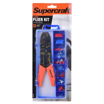 Supercraft Carbon Steel Pliers Cable Crimping/Stripping Tool Set 