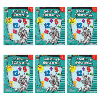 6PK Teacher Created Resources Addition/Subtraction Book Set For Grade-1 Kids 5y+