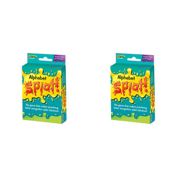 2PK Teacher Created Resources Alphabet Splat Flash Cards Game Set Kids 4y+
