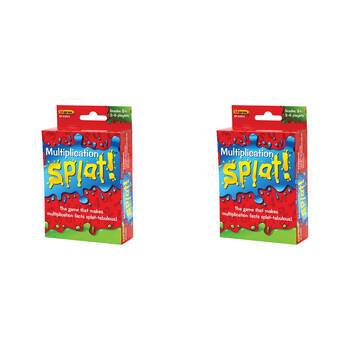 2PK Teacher Created Resources Multiplication Splat Flash Card Game Set 6y+