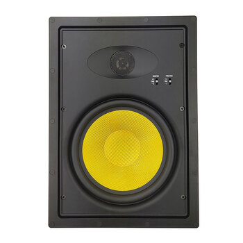 TAGA Harmony 8" 2-Way In-Wall LCRS Speakers Pair - White