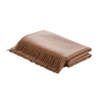 Huxford Grove The Ghan Camel Hair Throw Blanket - Camel