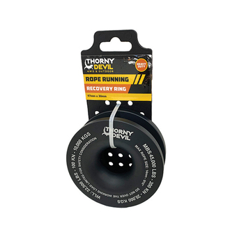 Thorny Devil 9.7cm Outdoor Off-Road Rope Running Recovery Ring Pulley