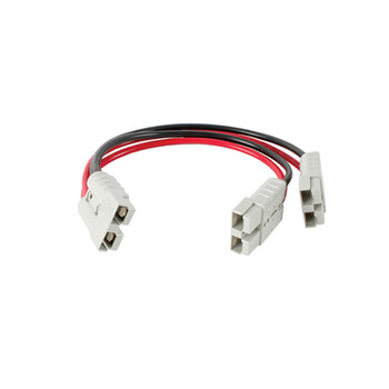 Thorny Devil 30cm/50A 8Awg Anderson Connector w/ Twin 8mm Eyelet Terminals