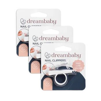 3PK Dreambaby Baby/Kids Grooming Nail Trimming Clippers w/ Holder