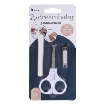 Dreambaby Baby/Kids Grooming Manicure Set w/ Emery Board/Scisscors/Clippers