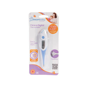Dreambaby Baby/Kids Health Basic Clinical Digital Thermometer White/Blue