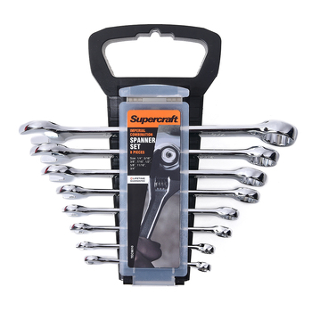 8pc Supercraft Spanner Combination Imperial Tool Set