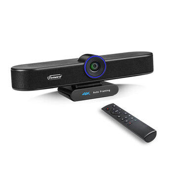 Tenveo 4K ePTZ Webcam with Built-in Microphones & Speaker