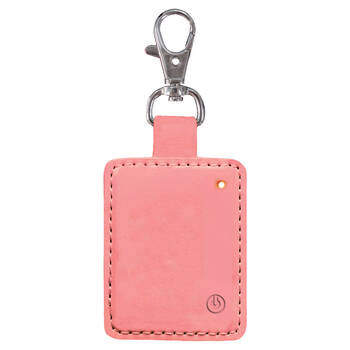 Laser Mini Wireless Smart Tag iPhone/Apple Watch/iPad Key Ring Coral Pink