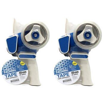 2PK Ideal Home Tape Dispenser w/ 2x Packing Tapes Home/Office Supplies 48mmx50m