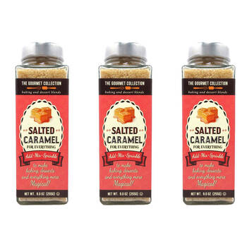 3PK Hot Shots The Gourmet Collection Baking Powder Salted Caramel 255g