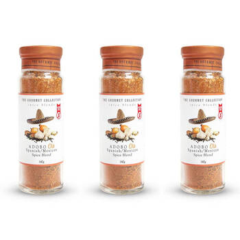 3PK Hot Shots The Gourmet Collection Spice Blend Adobo Ole 140g Seasoning