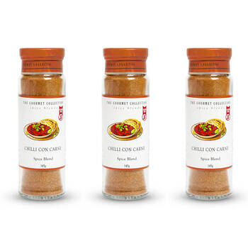 3PK Hot Shots The Gourmet Collection Spice Blend Chili Con Carne 145g Seasoning
