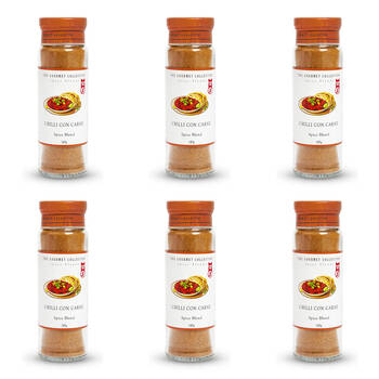 6PK Hot Shots The Gourmet Collection Spice Blend Chili Con Carne 145g Seasoning