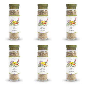 6PK Hot Shots The Gourmet Collection Spice Blend Dill Delish 90g Seasoning