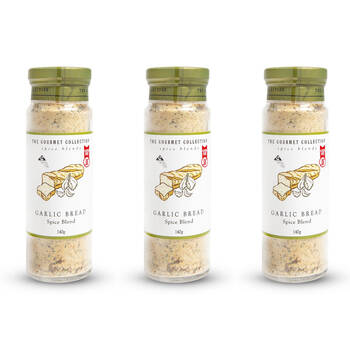 3PK Hot Shots The Gourmet Collection Spice Blend Garlic Bread 156g Seasoning