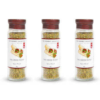 3PK Hot Shots The Gourmet Collection Spice Blend Greek 80g Seasoning