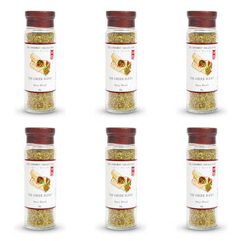 6PK Hot Shots The Gourmet Collection Spice Blend Greek 80g Seasoning