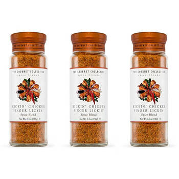 3PK Hot Shots The Gourmet Collection Spice Blend Kickin Chicken Finger Lickin 190g