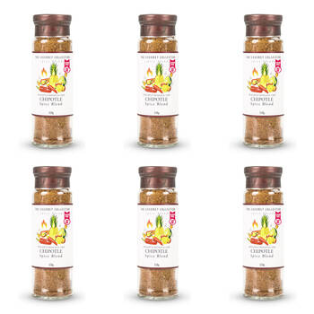 6PK Hot Shots The Gourmet Collection Spice Blend Pineapple Mango Lime Chipotle 118g