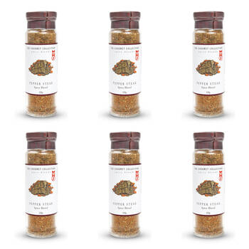 6PK Hot Shots The Gourmet Collection Spice Blend Pepper Steak 130g Seasoning