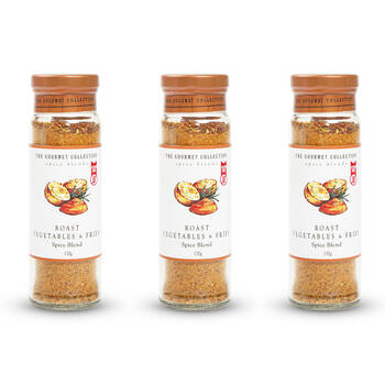 3PK Hot Shots The Gourmet Collection Spice Blend Roast Vegetables & Fries 170g