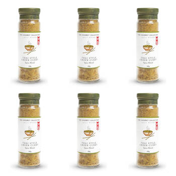 6PK Hot Shots The Gourmet Collection Spice Blend Thai Style Green Curry 145g