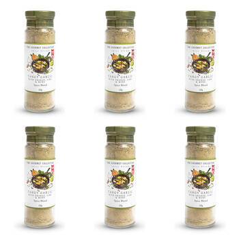 6PK Hot Shots The Gourmet Collection Spice Blend Tangy Garlic 120g Seasoning