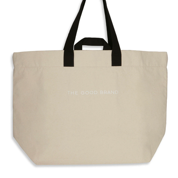 The Good Brand Recycled Cotton Carry All Tote Bag - Ecru