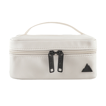 Travel Gear Nylon Makeup Toiletry Wash Bag Nude  