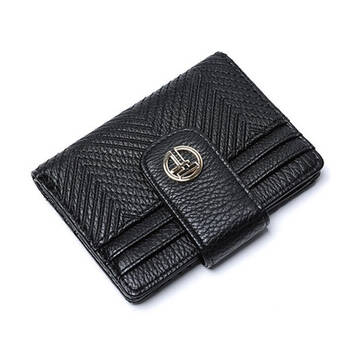 Tosca Women's/Ladie's Card/Cash Holder Wallet Purse - Black