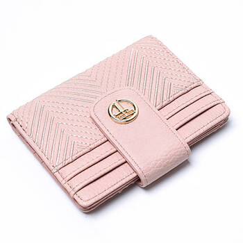 Tosca Women's/Ladie's Card/Cash Holder Wallet Purse - Blush