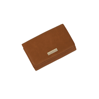 Tosca Women's/Ladie's Card/Cash Holder Wallet Purse - Medium Tan