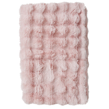 LVD 200cm Lux Faux Fur Blanket Soft Plush Comfort Cloth Quilt Crepe