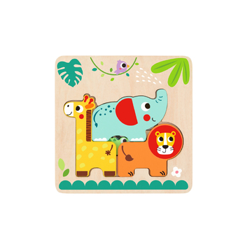 Tooky Toy Multi-Layered Jungle Animal Puzzle