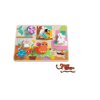 Tooky Toy Chunky Puzzle - Pet