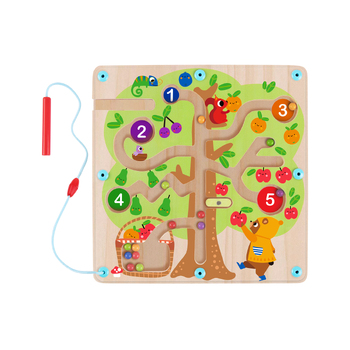 Tooky Toy Counting Fruit Ball Maze Tree