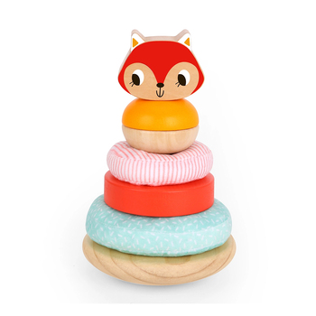 Tooky Toy Fox Stacking Tower Kids Toy/Game 12m+