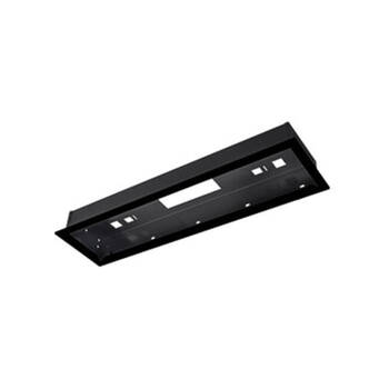 Heatstrip Flush Mount THG3200BA Heater Enclosure 102x18.7cm - Black