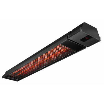 Heatstrip 3600W 240V 50Hz 15A IPX5 Outdoor Electric Heater w/Remote - Black