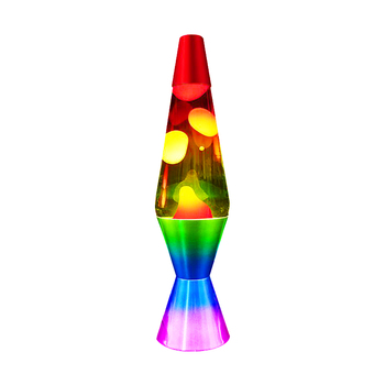 25th Hour Groovy Rainbow Lava Lamp Retro Edition 36x9.5cm