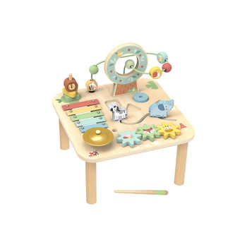 Tooky Toy My Forest Friends Wooden Activity Table Kids/Childrens Play Set  2y+