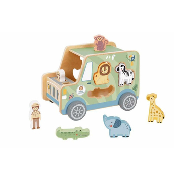 Tooky Toy My Forest Friends Wooden Animal Jeep Set 18m+