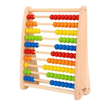 Tooky Toy Wooden Beads Abacus Natural