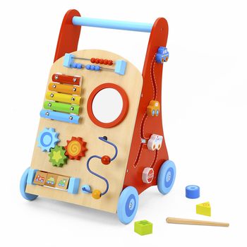Tooky Toy Wooden Baby Walker Kids 18m+