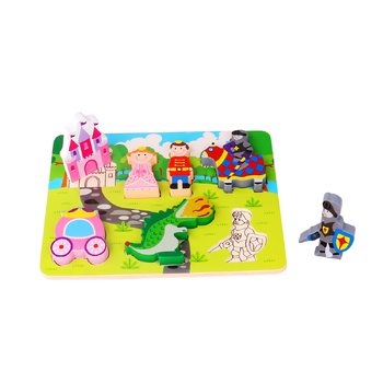 Tooky Toy Chunky Princess Puzzle Board