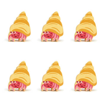 6pc Tender Leaf Toys Hermit Wooden Animal Set Kids 3y+